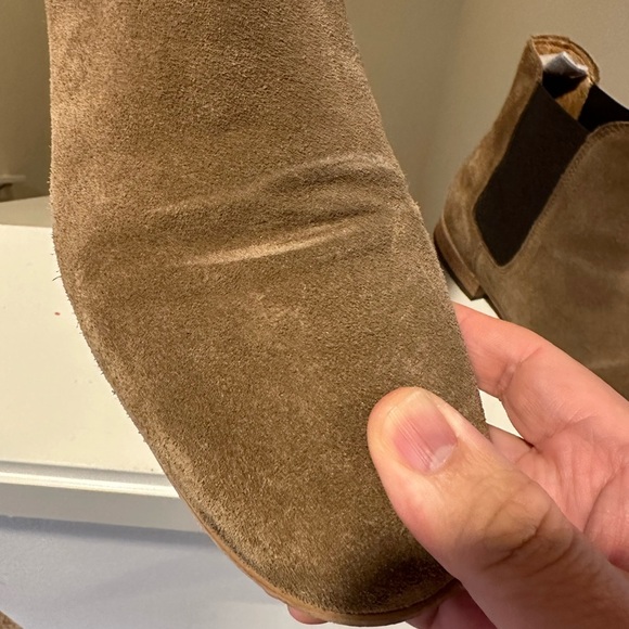 SHOE THE BEAR - Dev Chelsea Boot, Men’s Size 12, Tan Suede